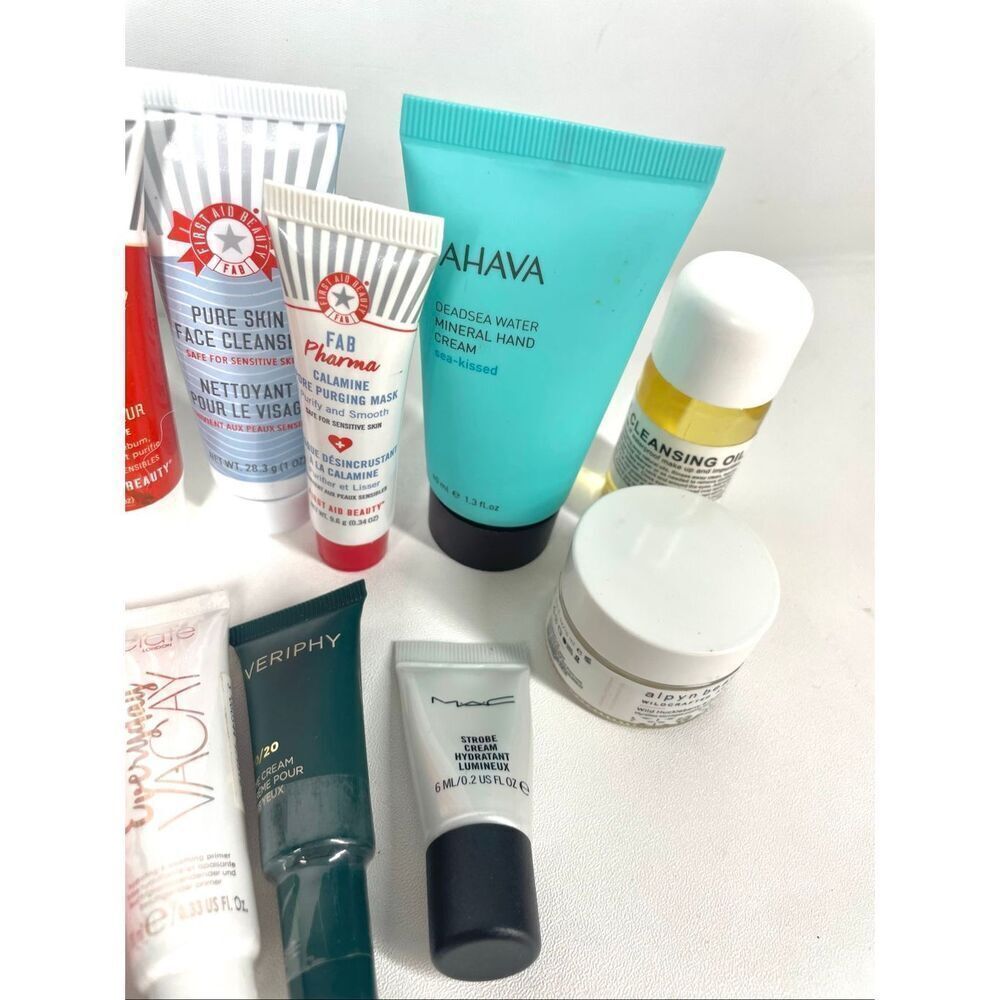 Luxury Skincare Travel Lot 21pc Tata Harper Chanel Estée Lauder FAB Skyn Veriphy - Picture 3 of 8